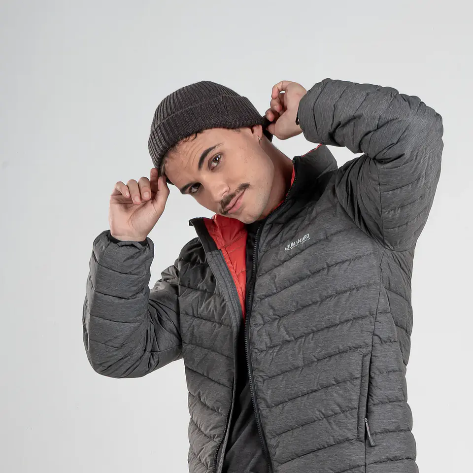 Gorro de Lana Gris Hombre Kilimanjaro SIKAN 2