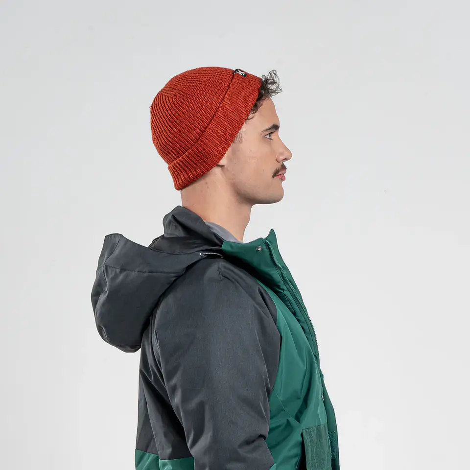Gorro de Lana Naranja Hombre Kilimanjaro SIKAN 5