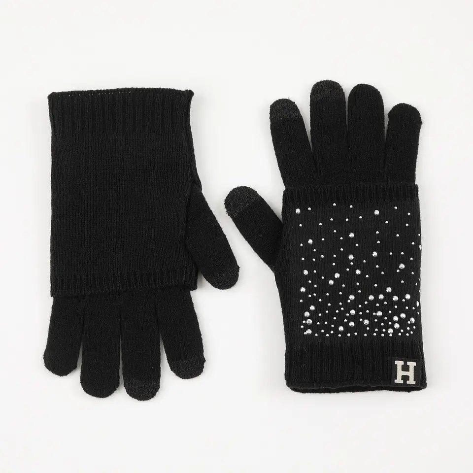 Guante Negro Unisex Humana 3722520200025 1