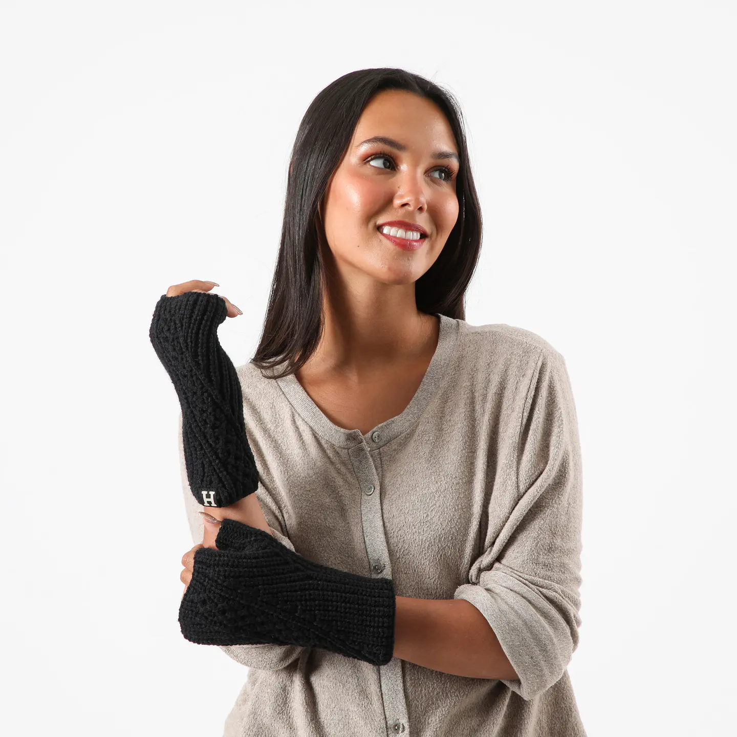Guante Negro Unisex Humana 3722520200018 3