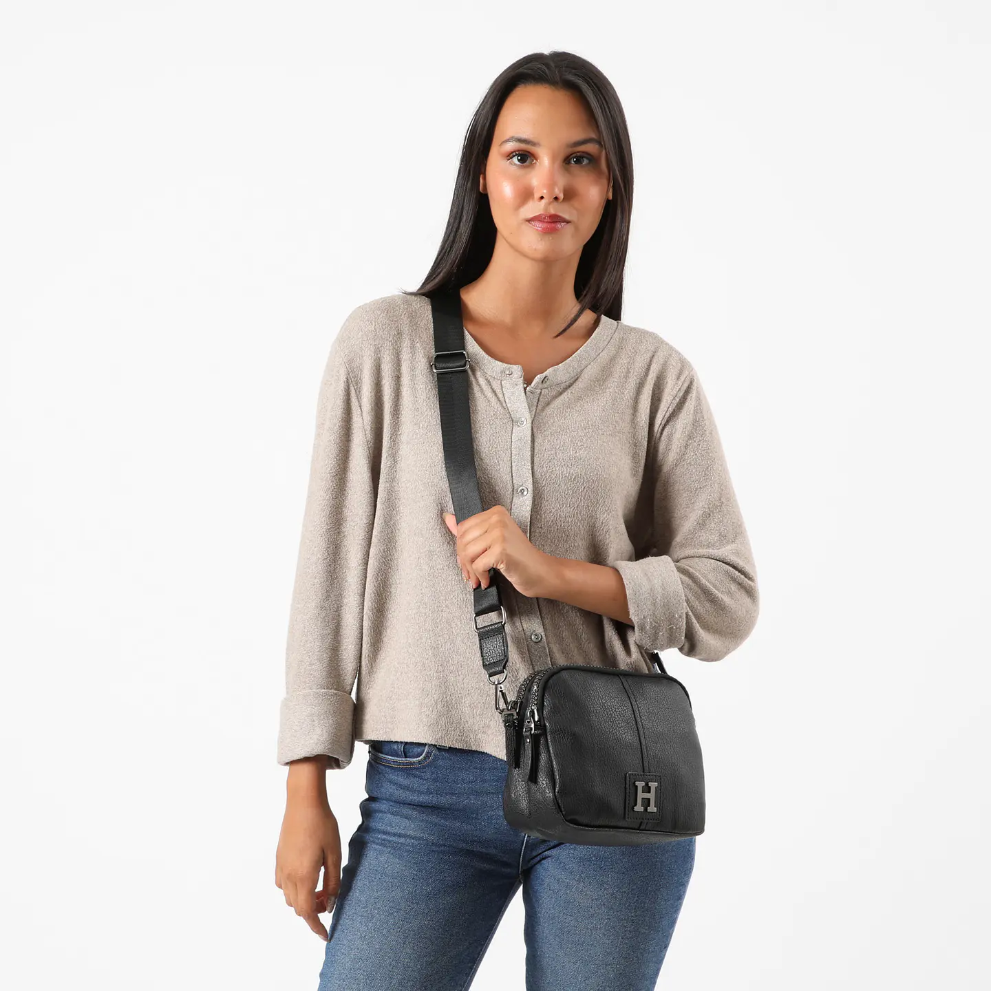 Carteras Negra Unisex Humana 3307522820046 5