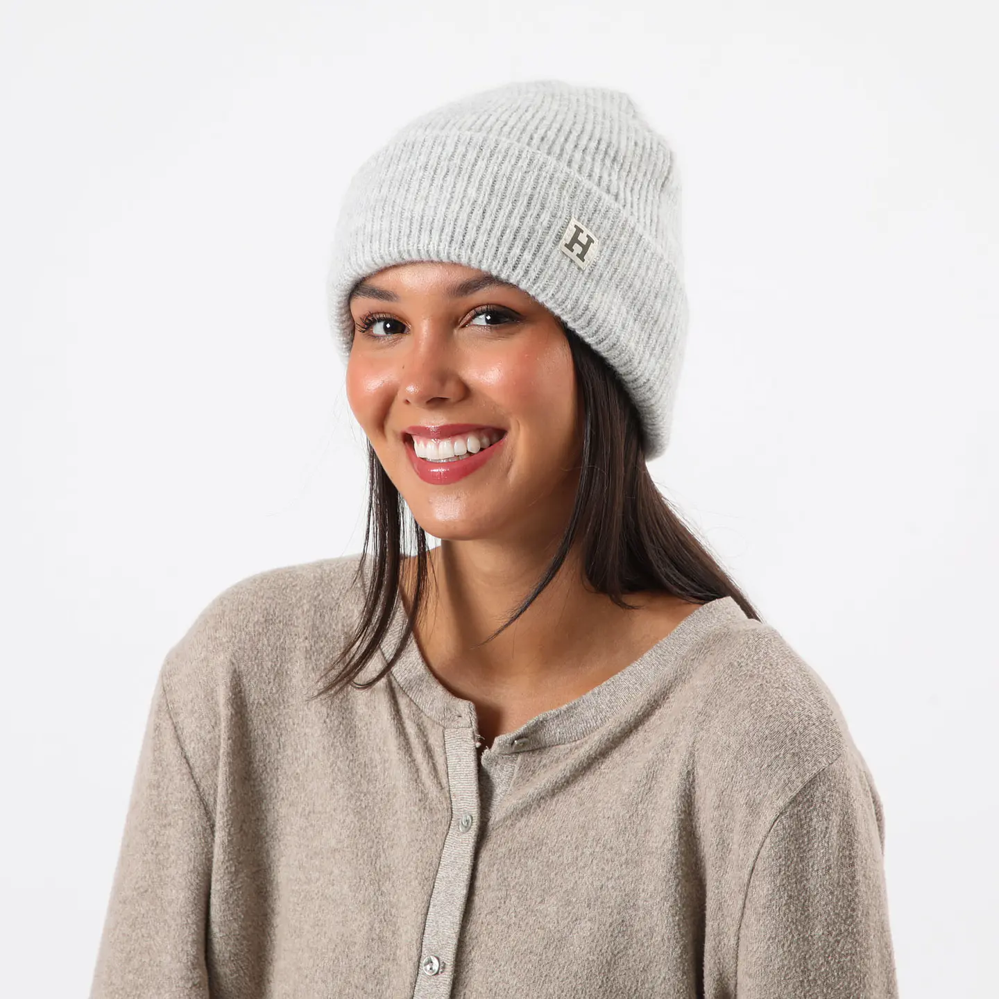 Gorro de Lana Gris Unisex Humana 3733523600019 3