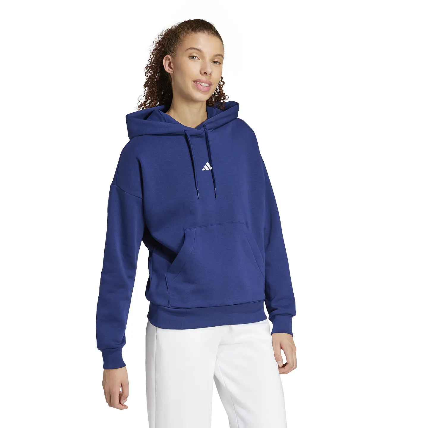 Poleron Azul Mujer Adidas JN1854 3