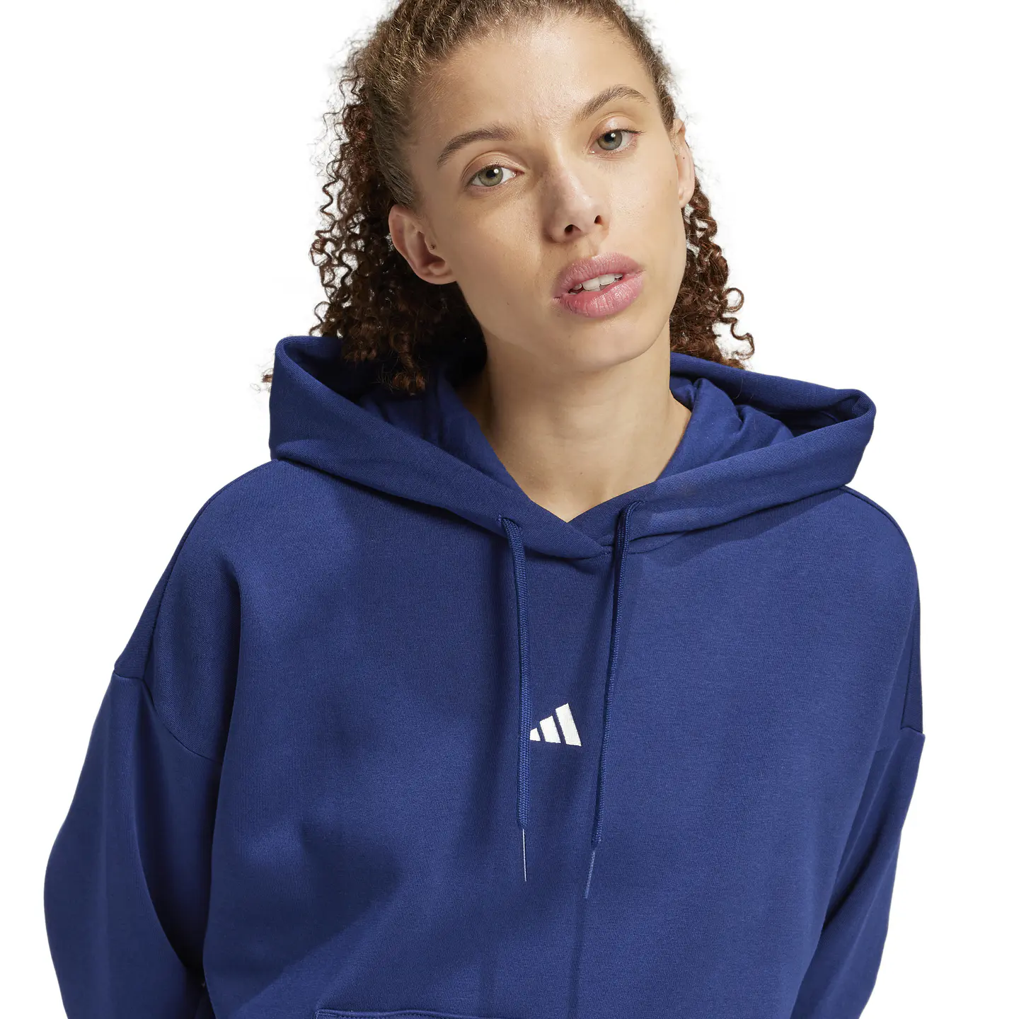 Poleron Azul Mujer Adidas JN1854 5