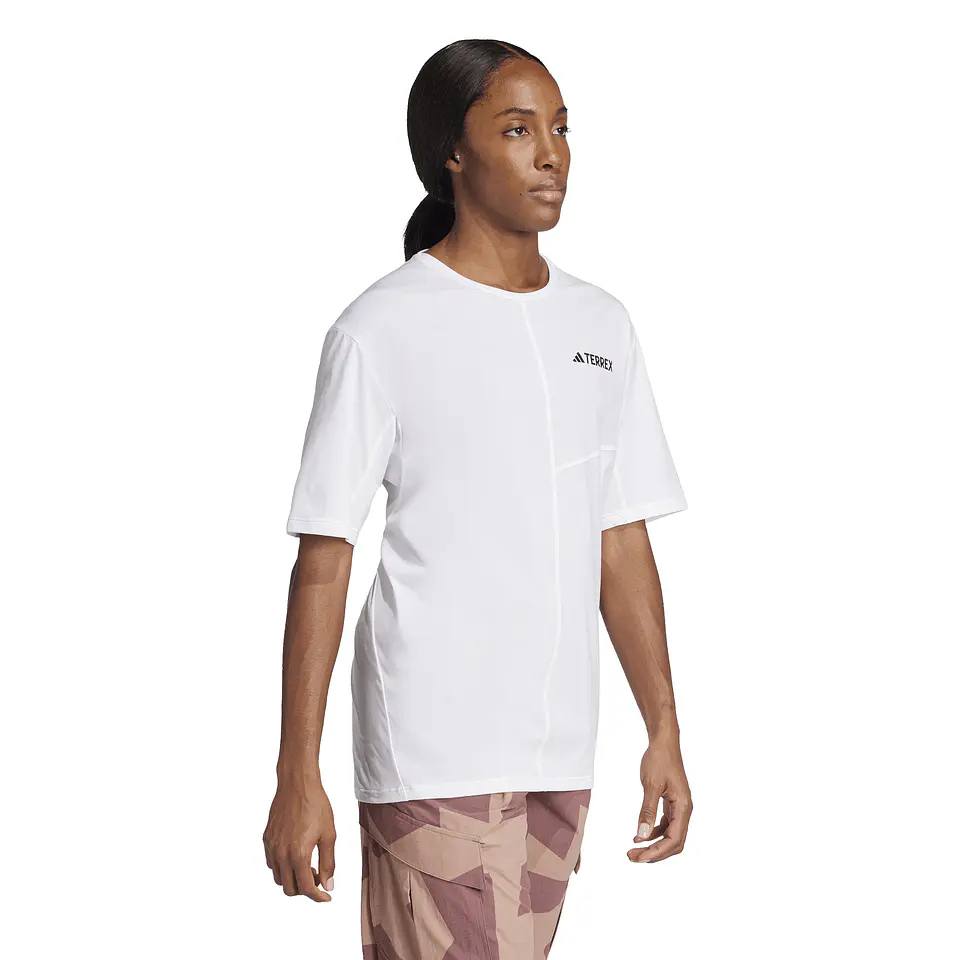Polera Blanca Mujer Adidas JE0366 3