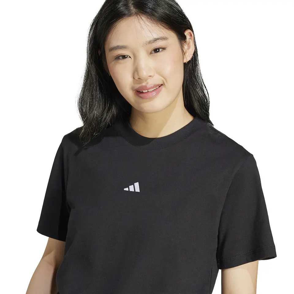 Polera Negra Mujer Adidas JC5943 4