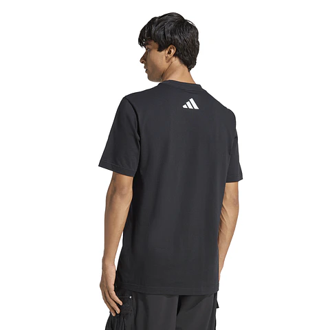 Polera Negra Hombre Adidas KE8163