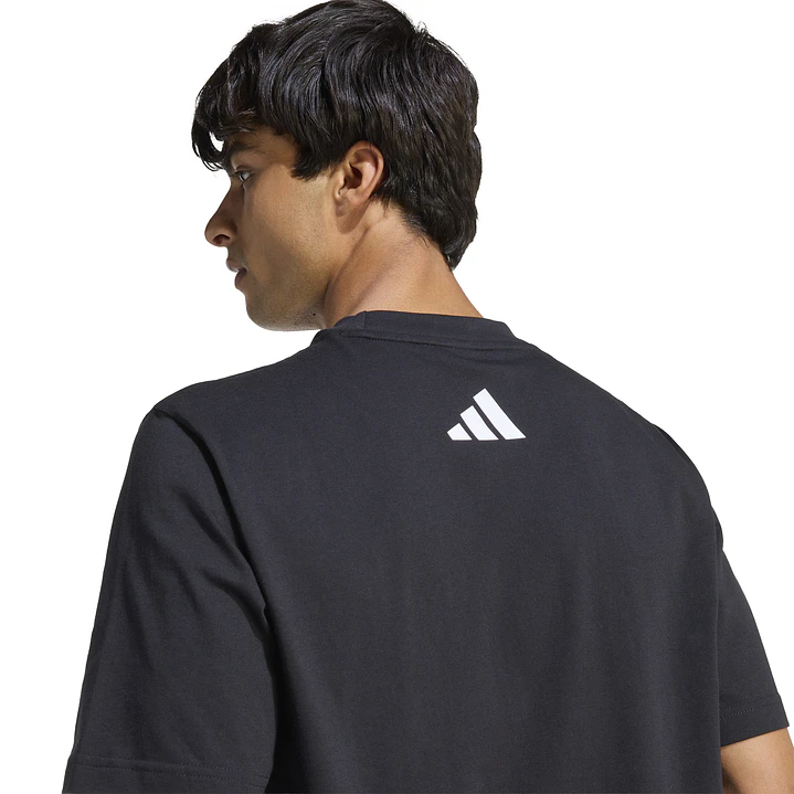 Polera Negra Hombre Adidas KE8163 5