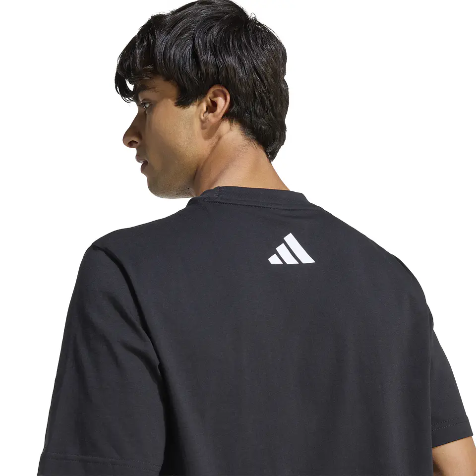 Polera Negra Hombre Adidas KE8163 5