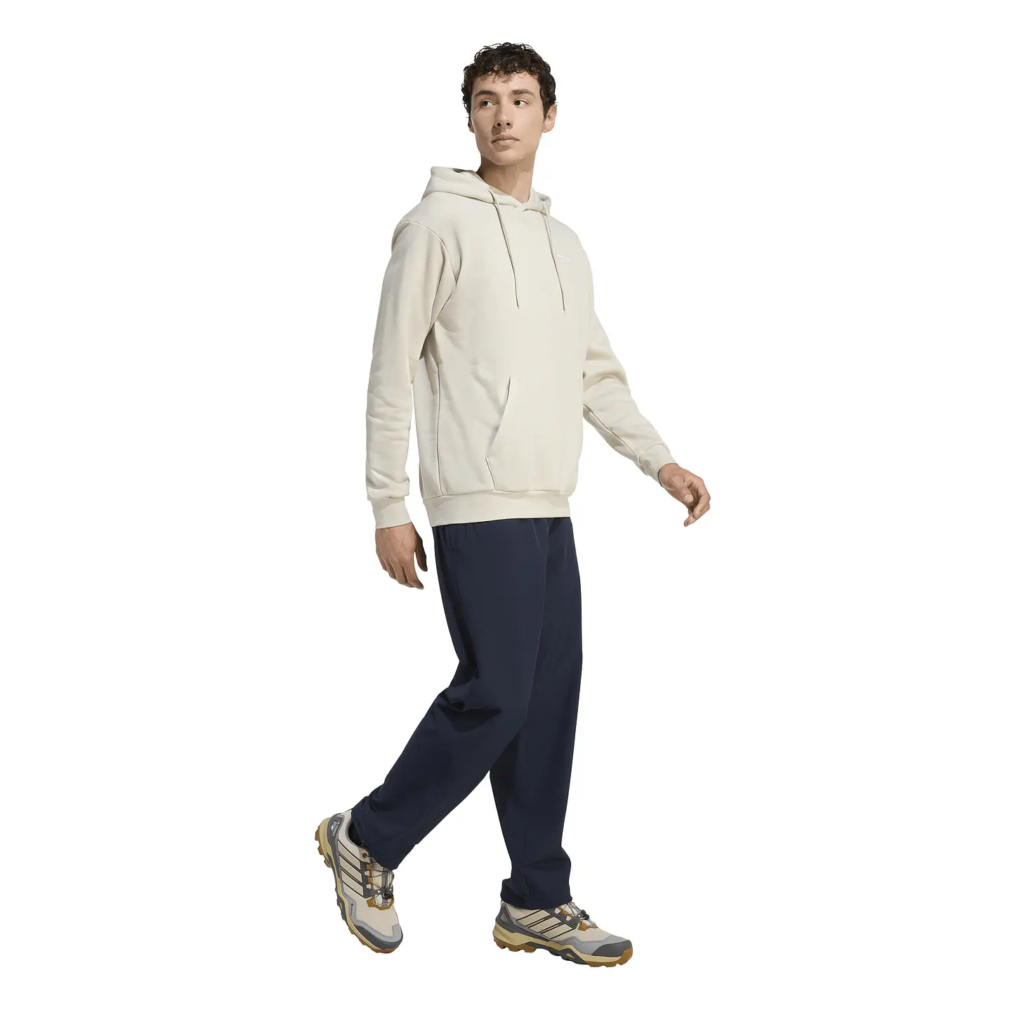 Poleron Crema Hombre Adidas JW3699 3