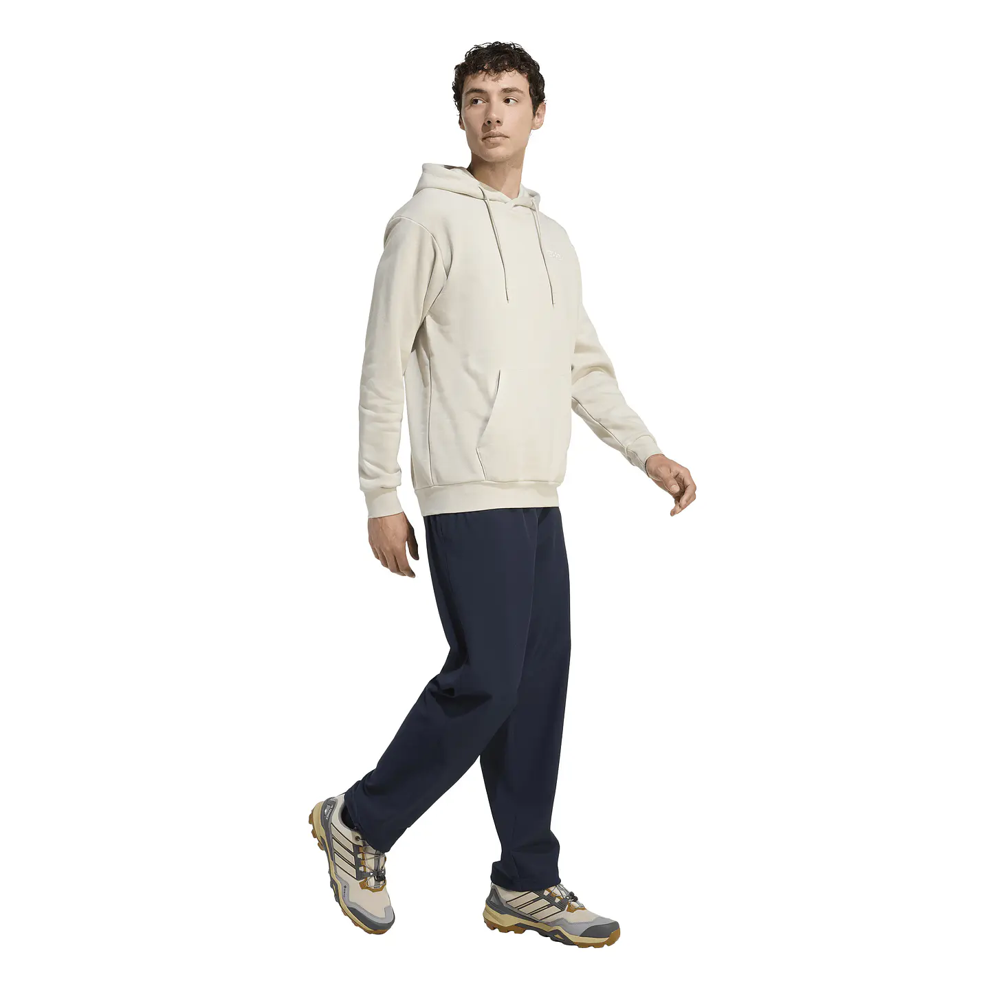 Poleron Crema Hombre Adidas JW3699 3