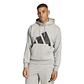 Poleron Gris Hombre Adidas IN6160 - Miniatura 1