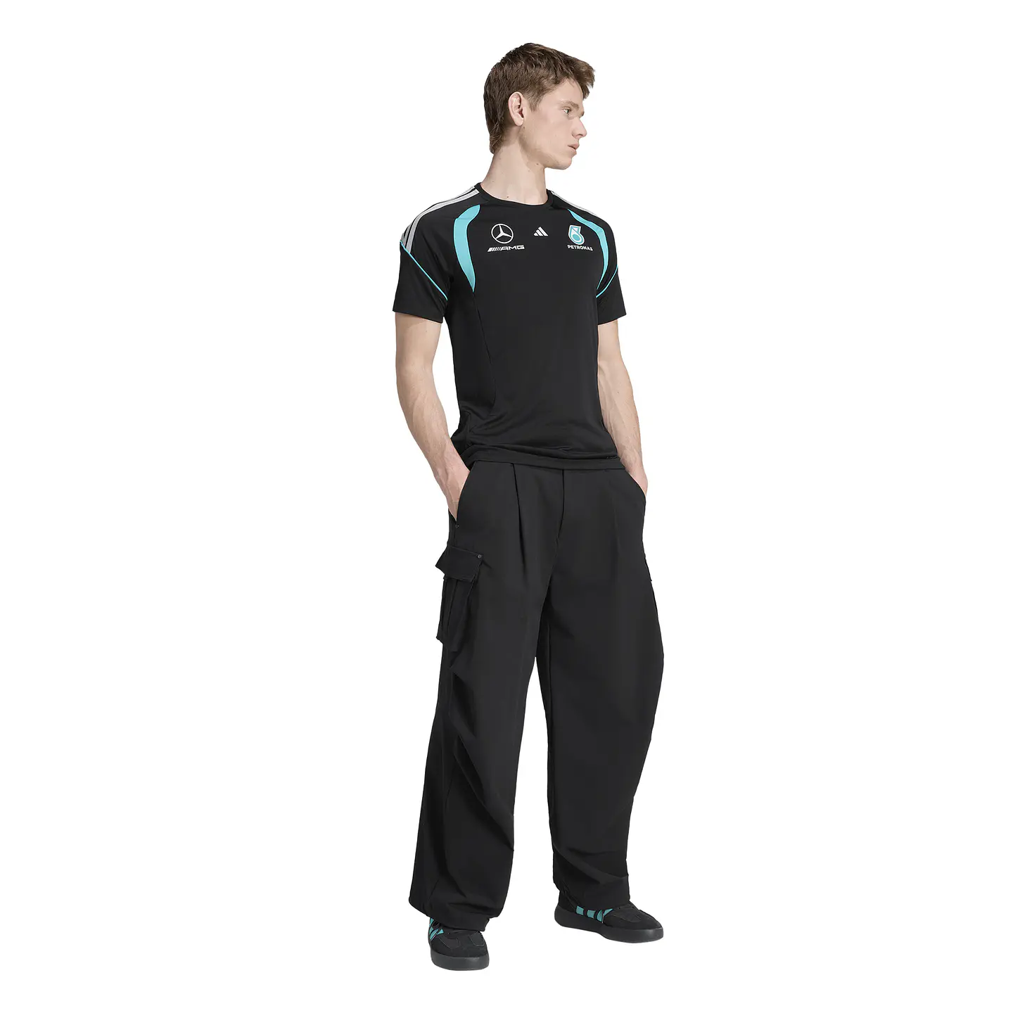 Polera Negra Hombre Adidas KE7256 3