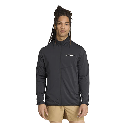 Poleron Negro Hombre Adidas JM0141
