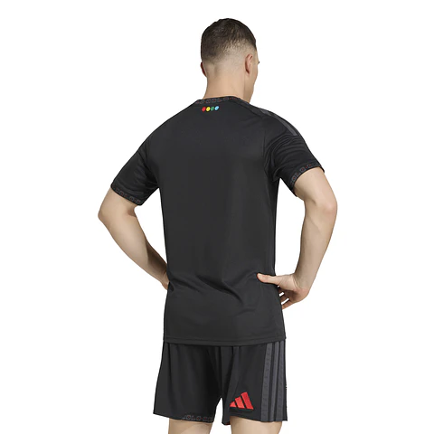 Camiseta Futbol Negra Hombre Adidas JL6690