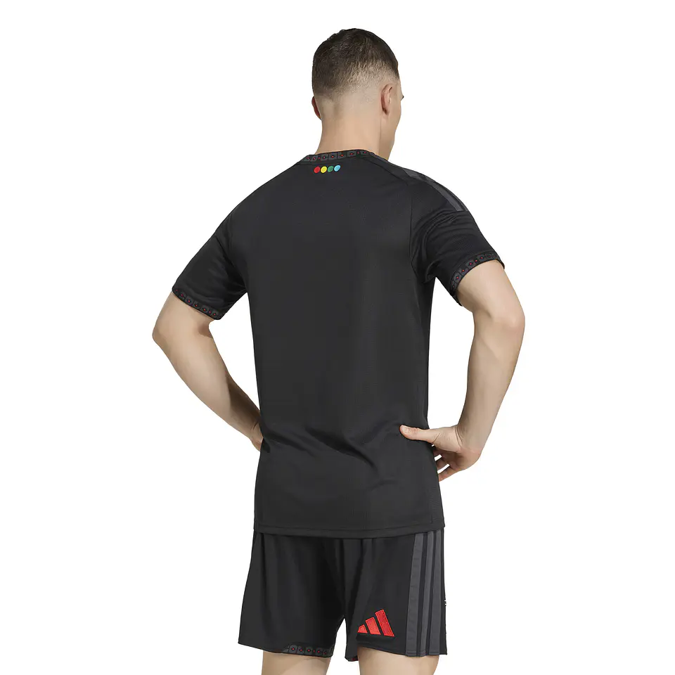 Camiseta Futbol Negra Hombre Adidas JL6690 2