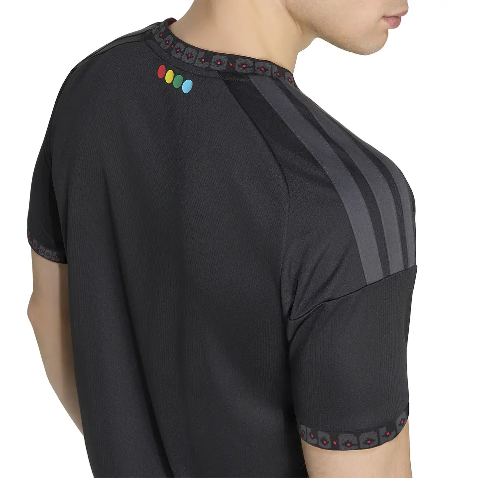 Camiseta Futbol Negra Hombre Adidas JL6690 6