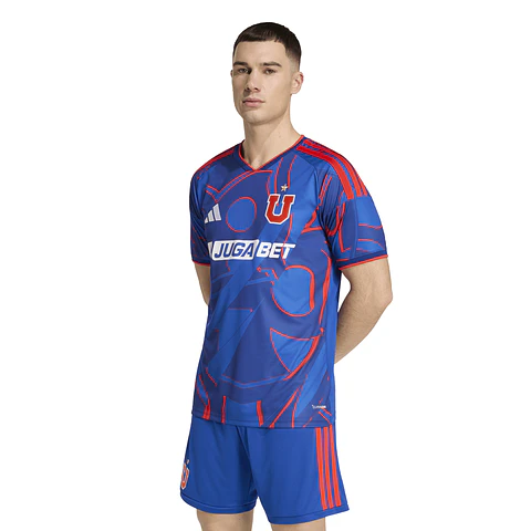 Camiseta Futbol Azul Hombre Adidas JL6695