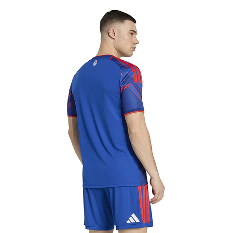 Camiseta Futbol Azul Hombre Adidas JL6695