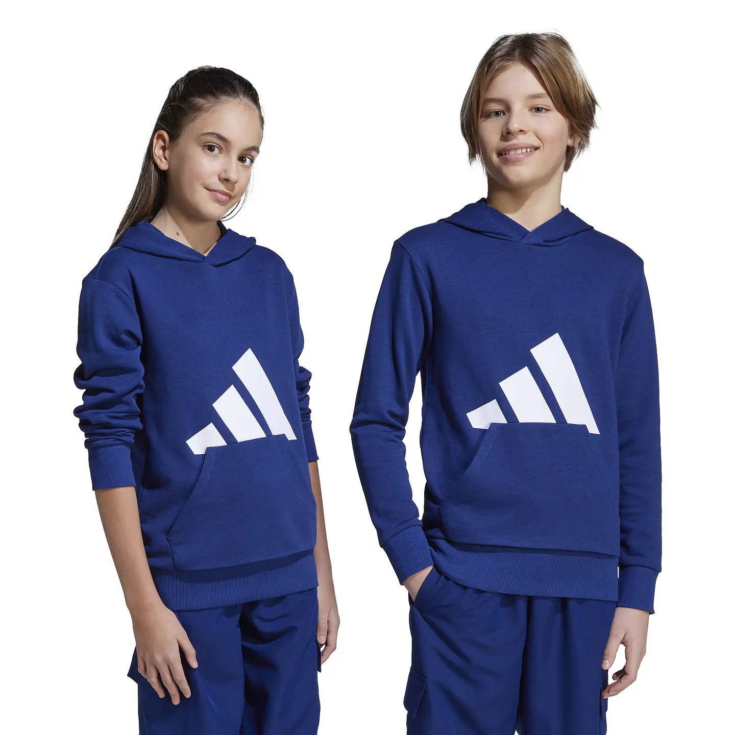 Poleron Azul Juvenil Adidas JV9902 7