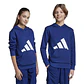 Poleron Azul Juvenil Adidas JV9902 - Miniatura 7