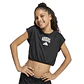 Polera Negra Juvenil Adidas KC4590 - Miniatura 4