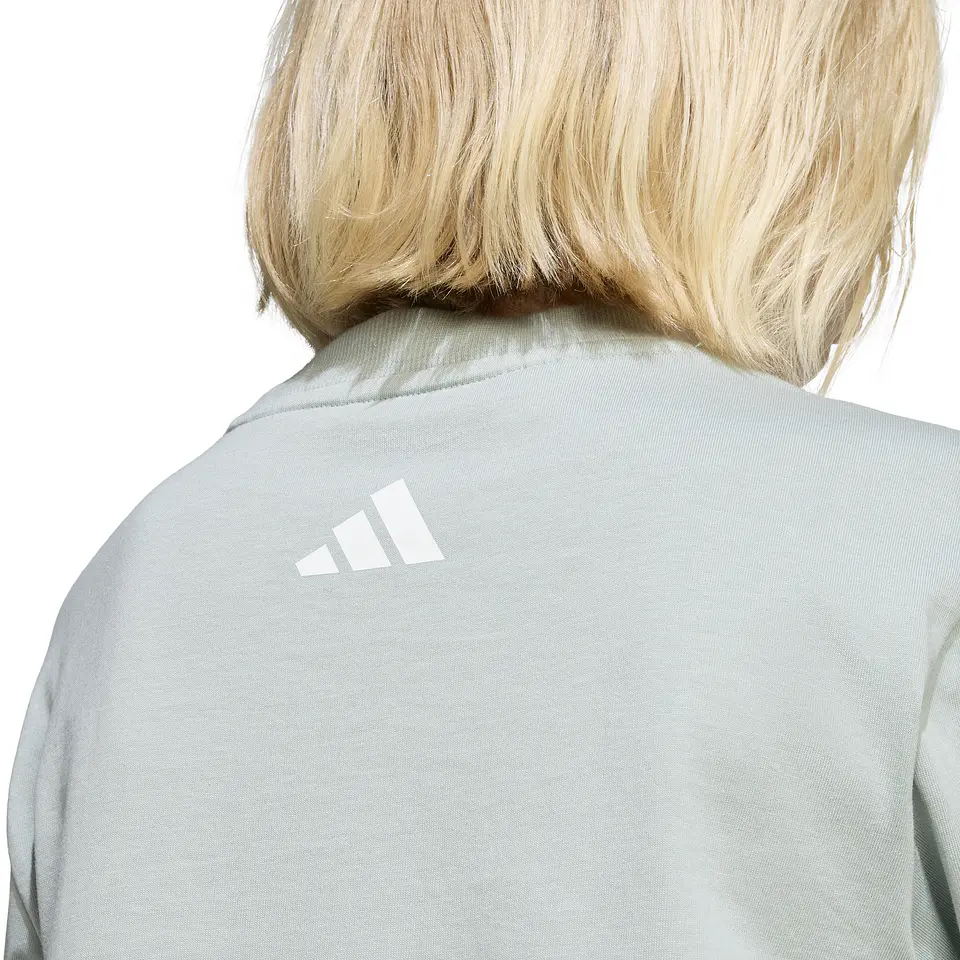 Polera Celeste Juvenil Adidas JZ7812 5