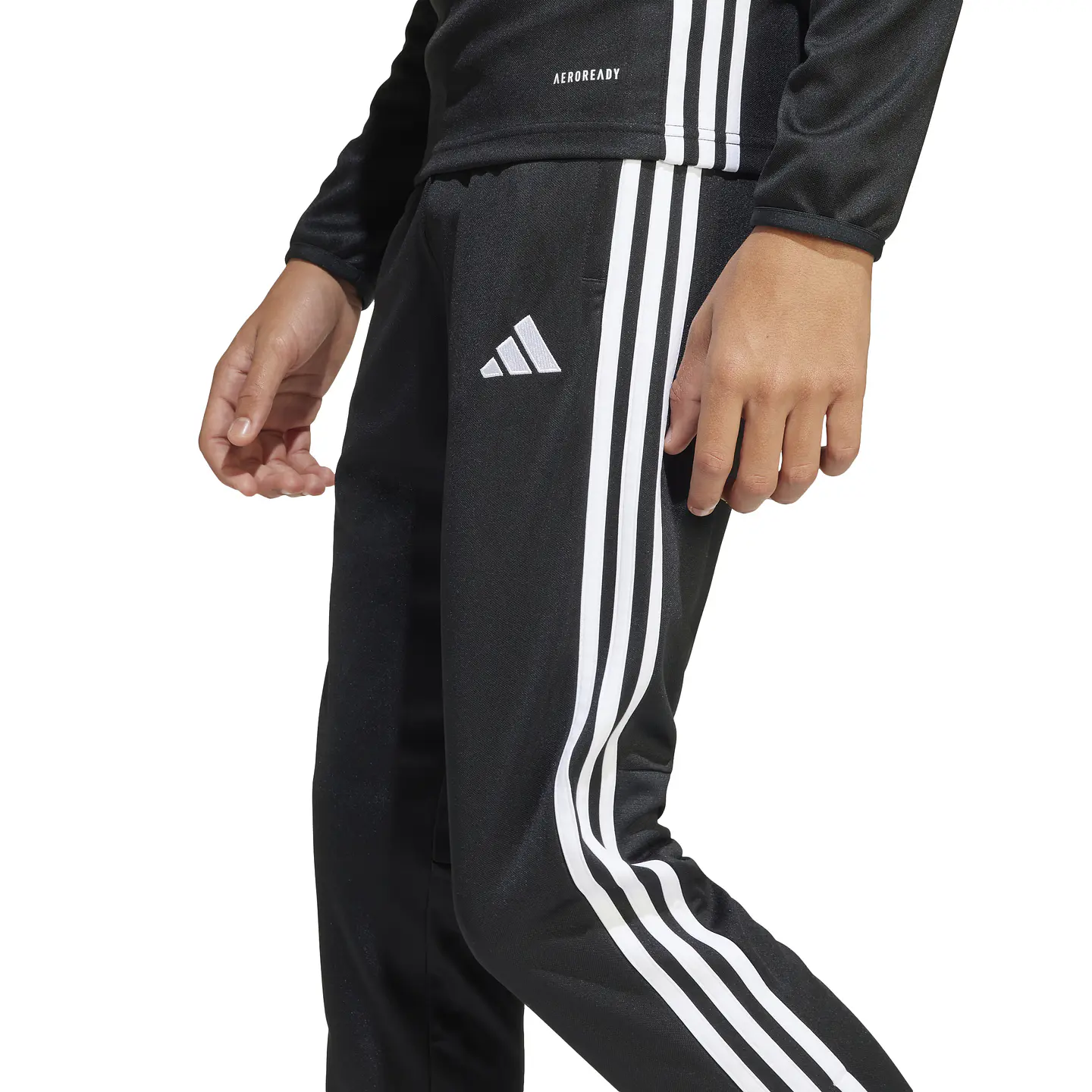 Pantalon de Buzo Negro Juvenil Adidas JD0573 4