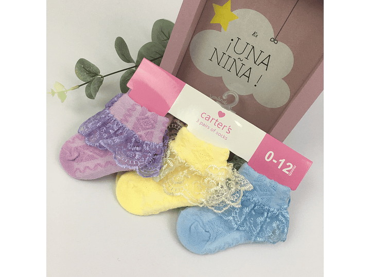 Medias Carter Set Por 3 Pares 2