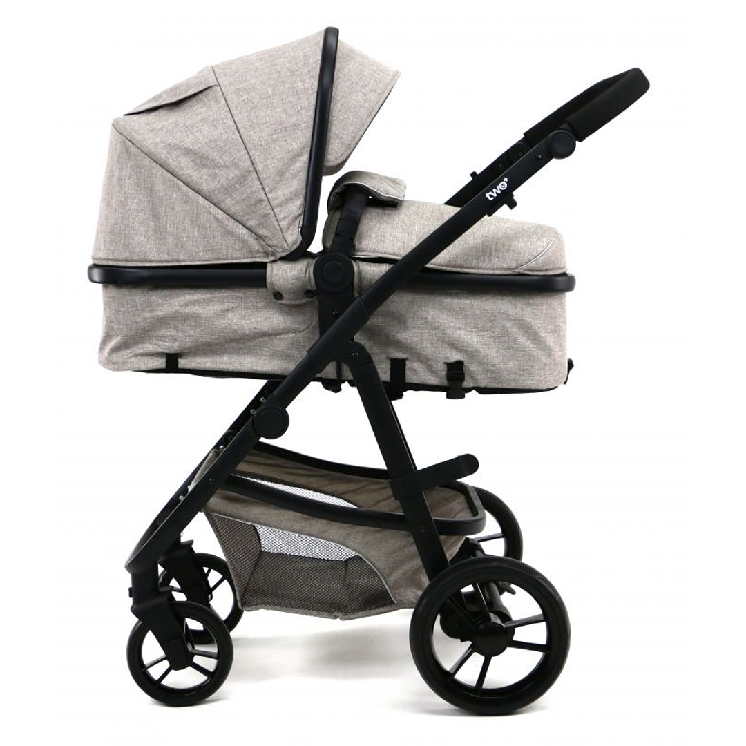 Poussette duo Convertible Two+ beige