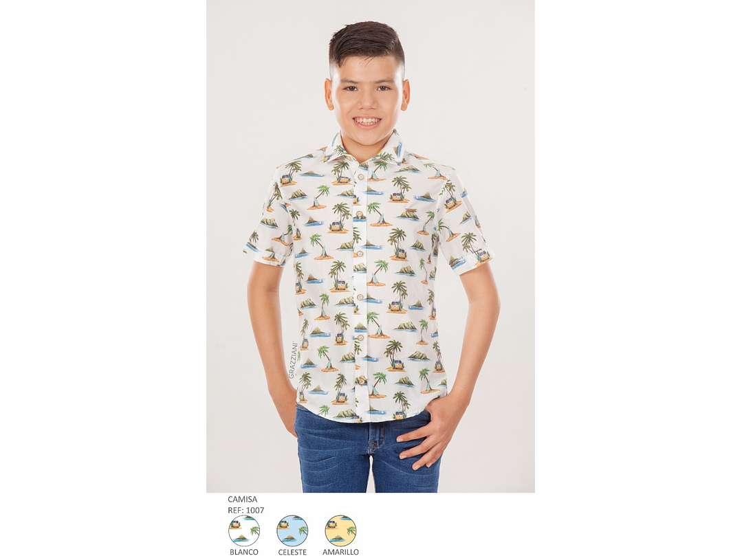 Camisa Grazziani Palmeras 1