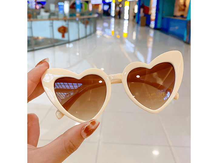 Lentes niñas Corazon 2