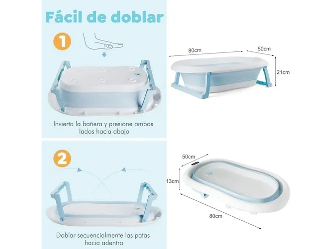 Tina COn Termometro Plegable  2