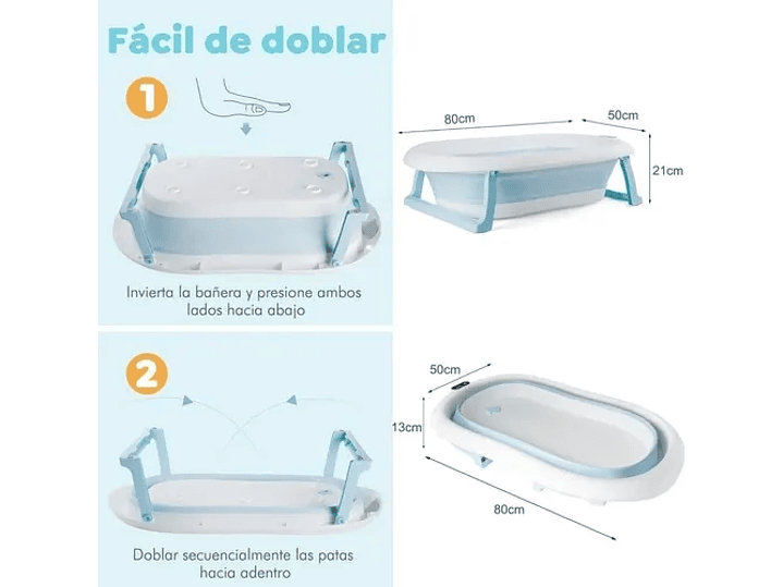 Tina COn Termometro Plegable  2