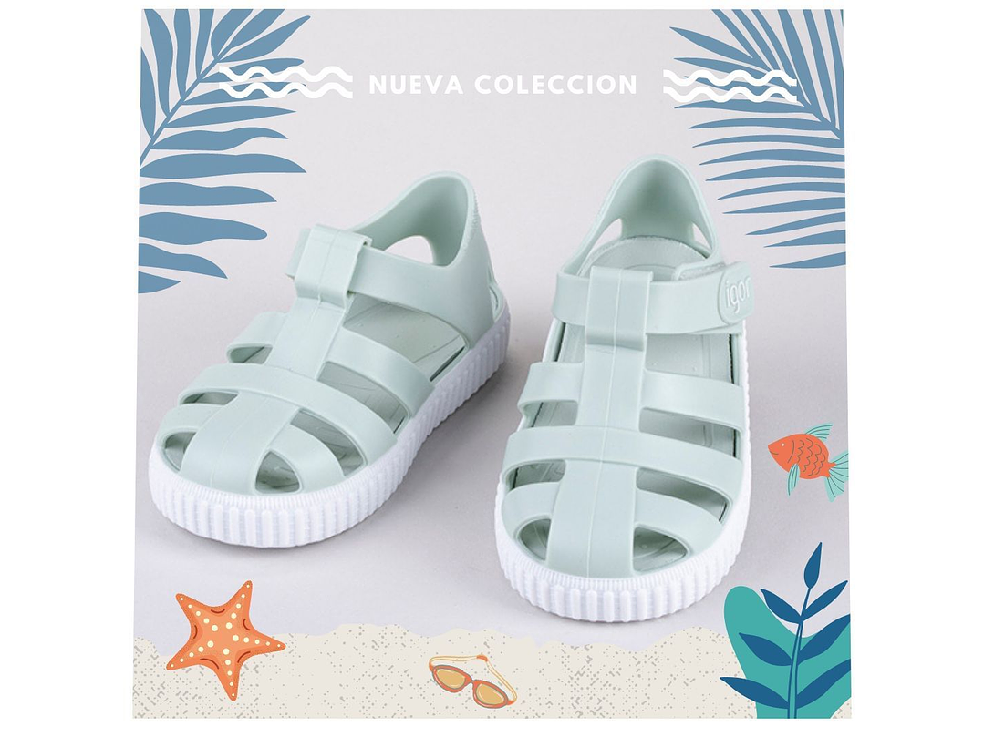 Sandalia Igor Nico Menta 1