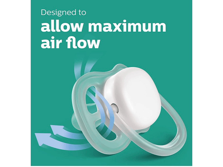 Chupos Avent Ultra Air Nighttime 6-18M 2