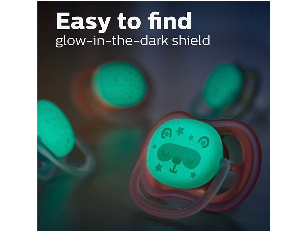 Chupos Avent Ultra Air Nighttime 6-18M 3