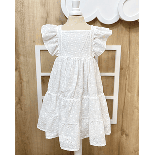 Vestido A&J Blanco. 2023