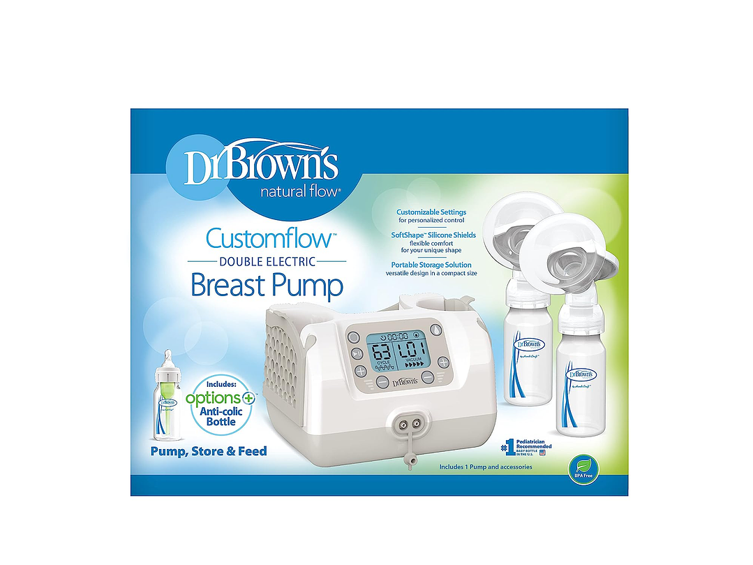  Dr. Brown's Extractor de leche materna eléctrico doble de flujo personalizado 2
