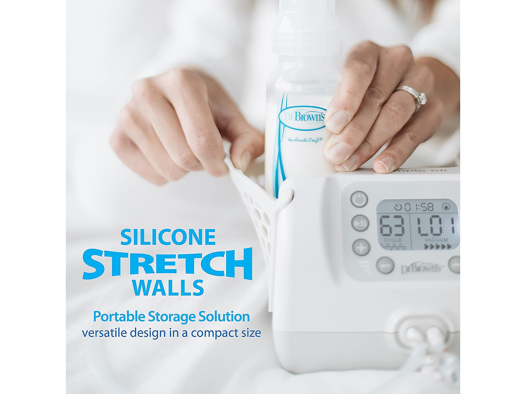  Dr. Brown's Extractor de leche materna eléctrico doble de flujo personalizado 3