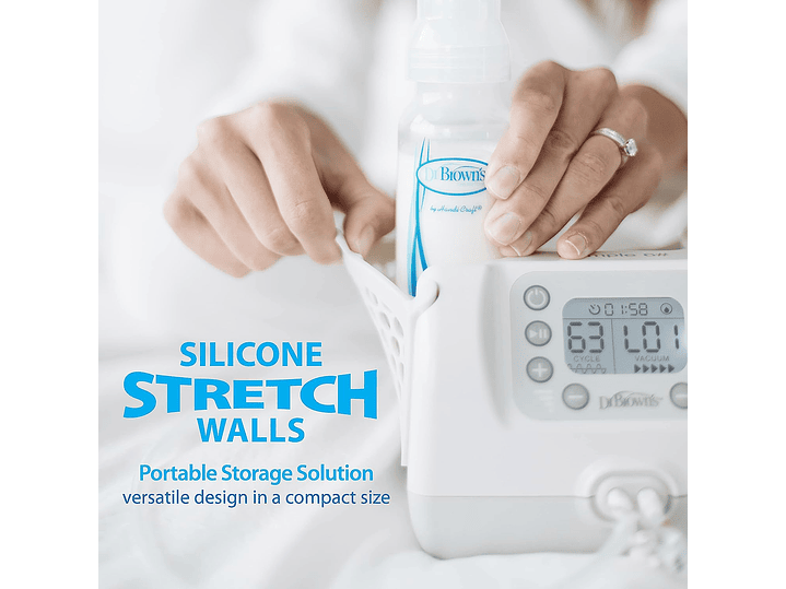  Dr. Brown's Extractor de leche materna eléctrico doble de flujo personalizado 3