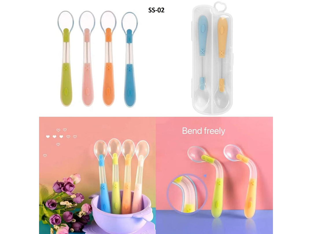 Set Cucharas Ergonómica Silicon  1