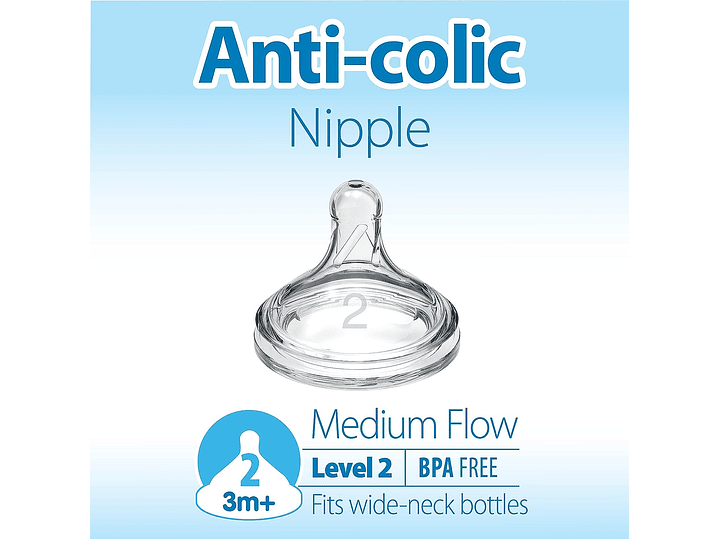 Chupon Repuesto Dr. Brown’s Natural Flow® Level 2 3