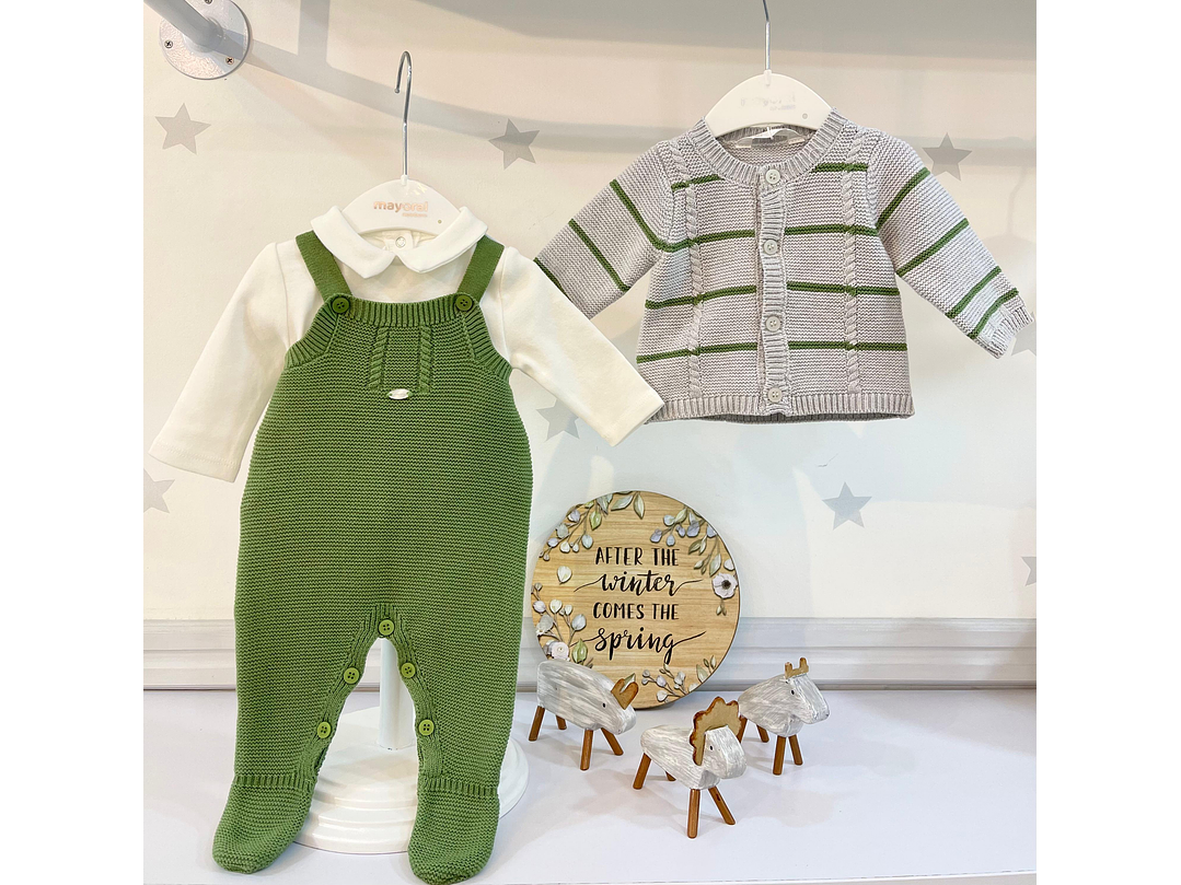 Primera Puesta Mayoral 3 Piezas Pricot Better Cotton Recién Nacido 1