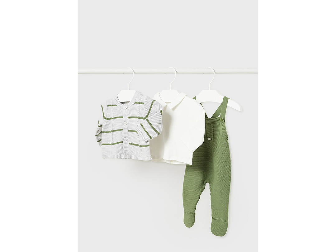 Primera Puesta Mayoral 3 Piezas Pricot Better Cotton Recién Nacido 2