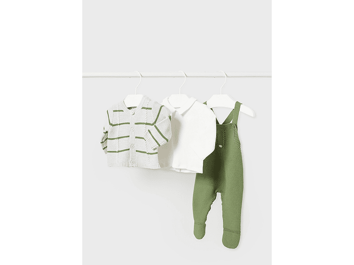 Primera Puesta Mayoral 3 Piezas Pricot Better Cotton Recién Nacido 2