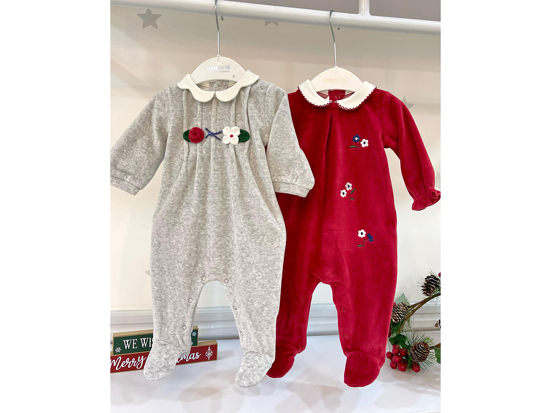 Set Pijamas Mayoral  Guinda  1