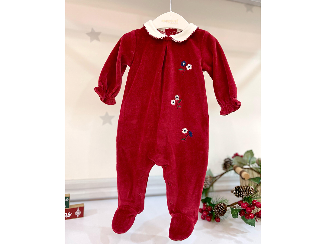 Set Pijamas Mayoral  Guinda  2