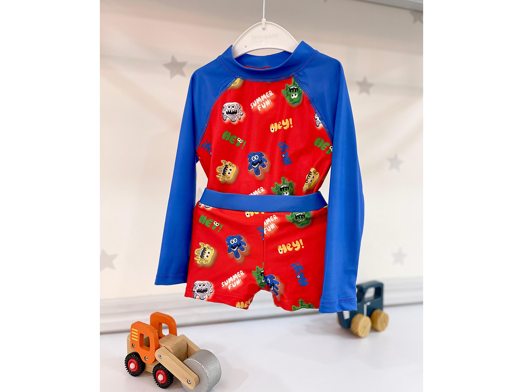 Set Bañador Losan  Orange2023 1