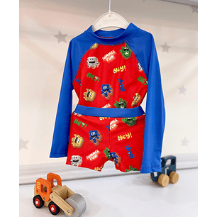 Set Bañador Losan  Orange2023